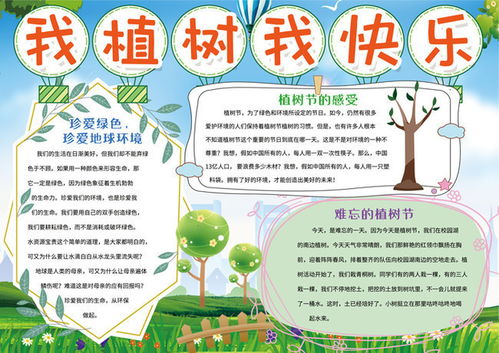 植树节手抄报图片