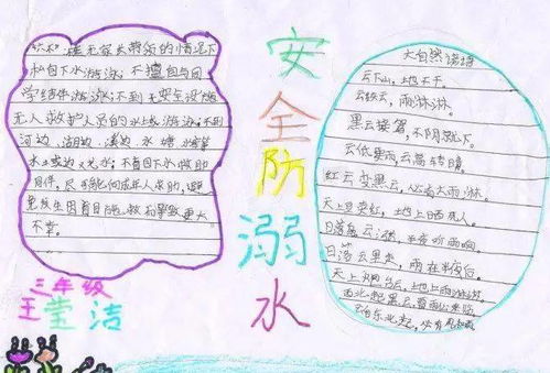 暑假4大类手抄报模板素材来袭,家长在家辅导再也不愁了
