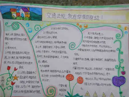 交通安全手抄报防溺水安全知识