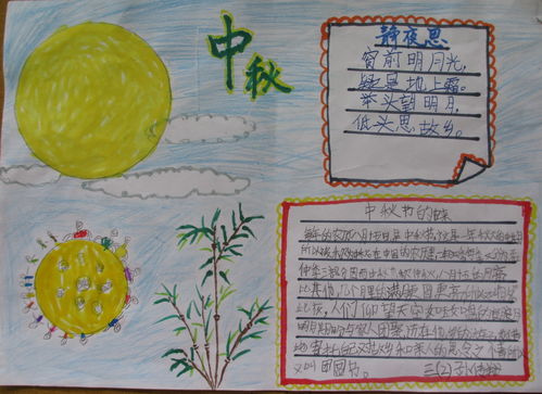中秋节手抄报图片和资料2