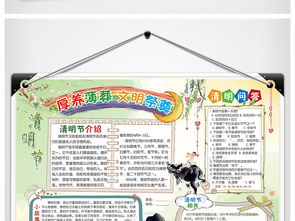 清明节手抄报电子小报设计图片素材清明节手抄报大全psd模板下载77.15mb节日手抄报