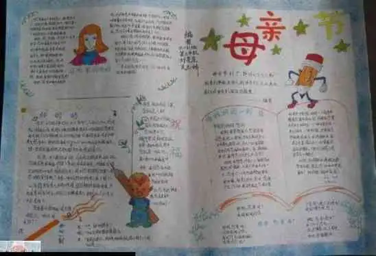 母亲节手抄报感恩母亲