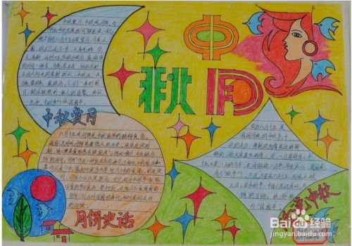 中秋节手抄报怎么画