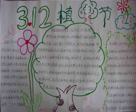 植树节手抄报中国植树节是什么时候