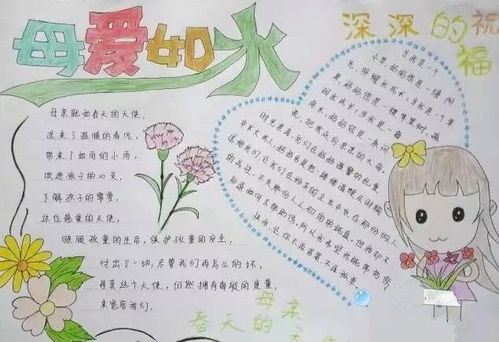 关于母亲节的手抄报贺卡祝福语大全,快给孩子备上