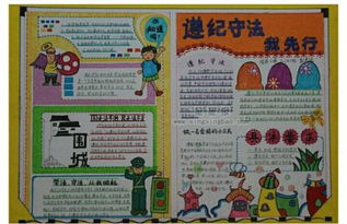尊规守纪手抄报内容