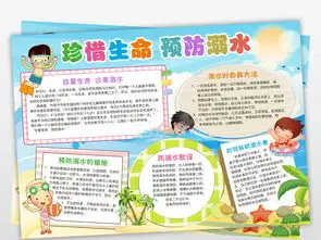 珍惜生命预防溺水小报假期安全手抄报电子小报图片素材worddoc模板下载68.71mb防溺水手抄报大全安全手抄报
