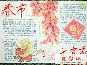 过年的手抄报