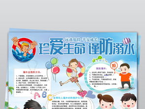 两套a4暑假防溺水电子手抄报图片素材worddoc模板下载5.89mb防溺水手抄报大全安全健康手抄报
