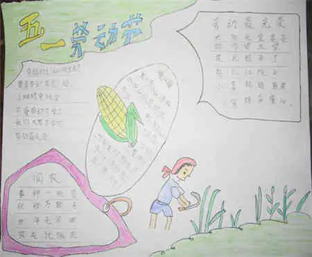 五一劳动节手抄报五一劳动节手抄报