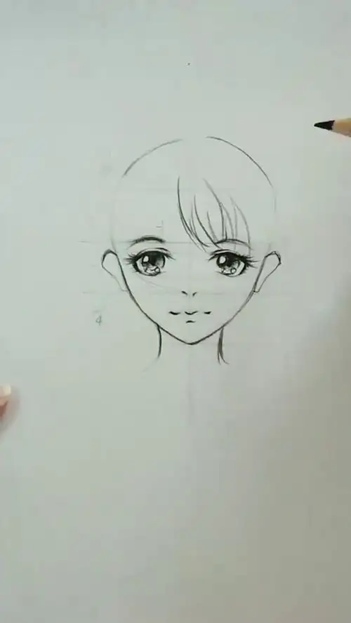 教大家画正面脸型五官,学不会你打我
