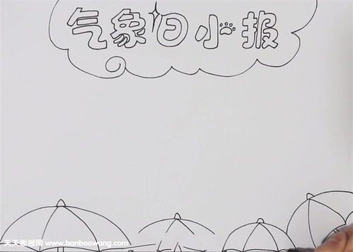 2019年世界气象日手抄报,太阳气球和天气