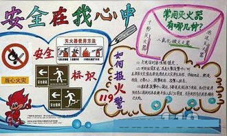 以安全健康实践行快乐有益的手抄报