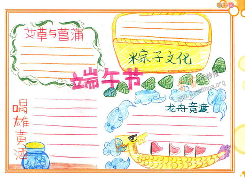 端午节手抄报内容图片