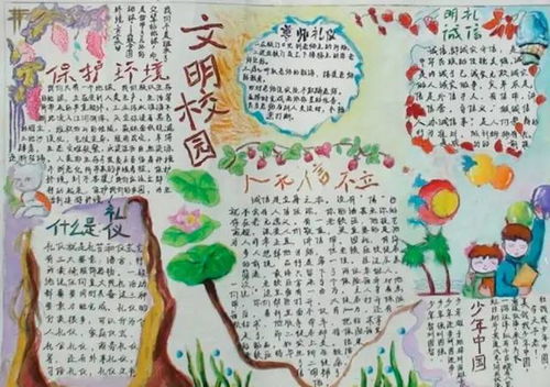 爸妈快收好这份史上最全手抄报作业模板,你一定用得上