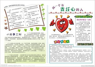 责任的手抄报内容除了名人名言以外还可以写什么