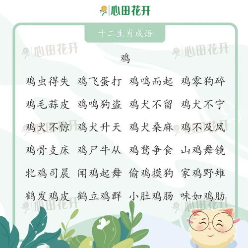 干货190个十二生肖相关成语,打包带走