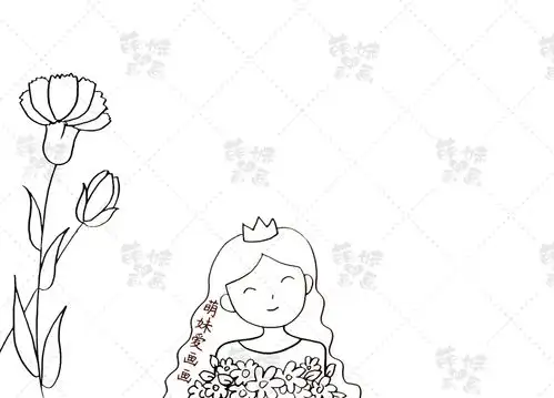 女神节快乐38妇女节主题手抄报模板,简单又好看,含内容文字