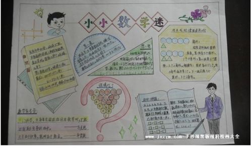 小学五年级上册数学手抄报非常漂亮