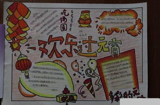 庆祝元宵手抄报图片