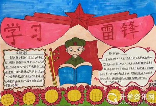 成都三岔湖小学开展传承雷锋精神,争做新时代雷锋手抄报评比