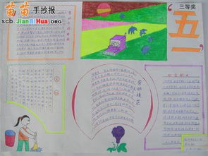 51劳动节手抄报图片