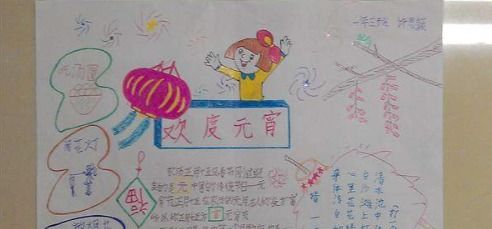 元宵节手抄报版面设计图大全