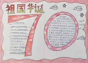 刘文生向阳班喜迎建国七十周年手抄报网络投票评选