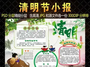 清明节小报踏清祭祀春游古诗手抄报模板图片素材psd下载276.33mb清明节手抄报大全节日手抄报