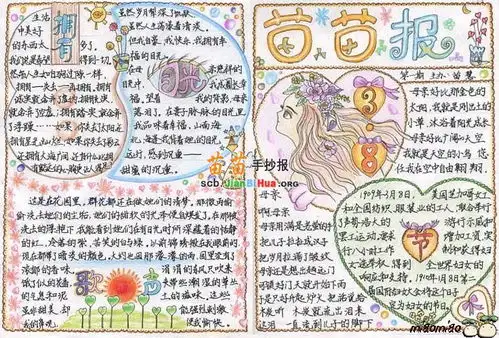38妇女节手抄报设计图