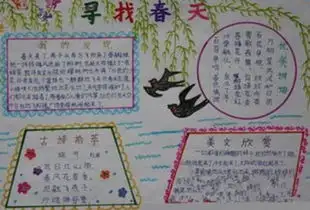 春天的手抄报图片初中