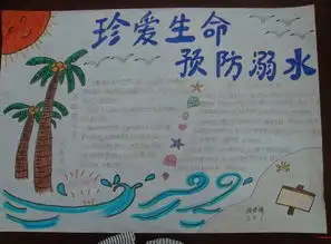 防溺水手抄报