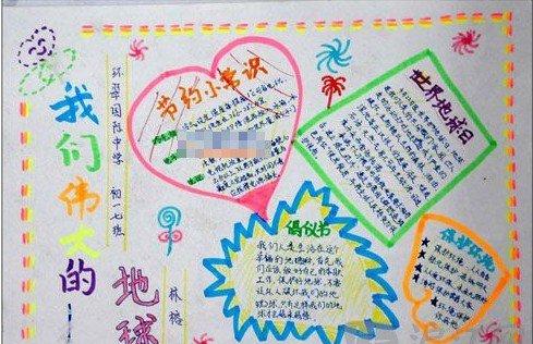 世界地球日手抄报资料内容