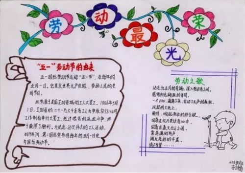 劳动最光荣手抄报格子里的字该写什么