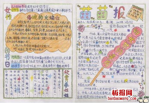 女性节日妇女节手抄报