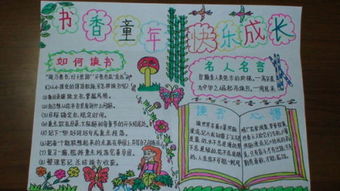 求读书的手抄报内容,