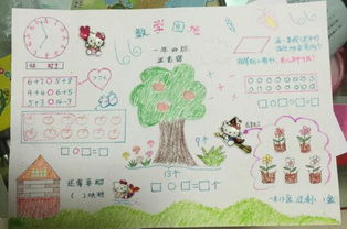 一年级数学下册手抄报