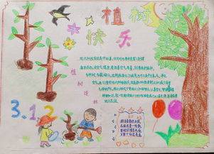 植树节手抄报句子