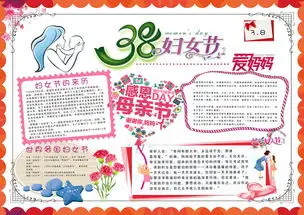 妇女节女人节三八节手抄报电子小报图片素材psd模板下载17.16mb母亲节妇女节手抄报大全节日手抄报
