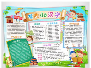 汉字小报有趣的汉字手抄报中国文字电子小报图片素材worddoc模板下载84.27mb传统国学手抄报大全读书手抄报