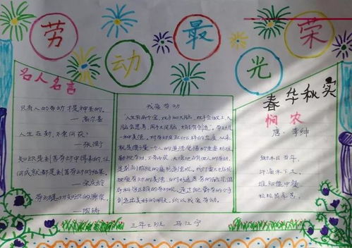 五一劳动节手抄报名言名句名诗等,超实用快来给孩子收藏起来吧
