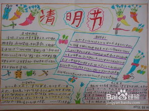 清明节手抄报扫墓