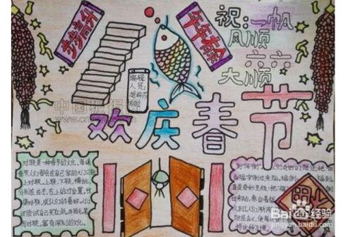 春节手抄报怎样制作