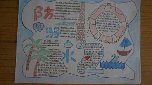 防疫不忘防溺水助力创城我先行桂林市穿山小学小学开展防溺水主题手抄报活动