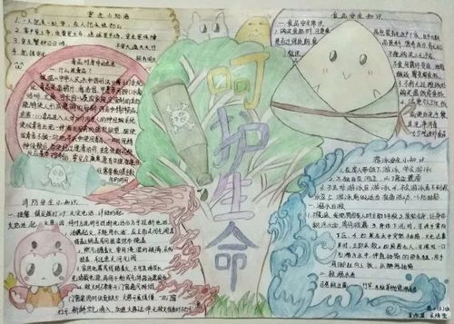 呵护生命,守望你我,朋辈互助,共同成长勒流中学2018年心理健康月活动之手抄报比赛成果展示