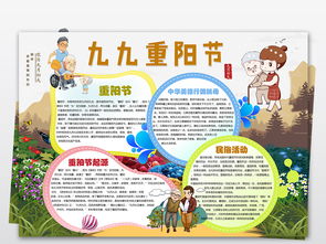 九九重阳节小报关爱老人手抄小报psd模板图片素材psd下载78.07mb重阳节手抄报大全节日手抄报