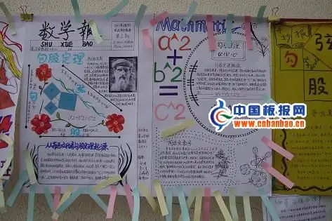勾股定理手抄报图片及内容资料设计勾股定理手抄报图片及内容资料图片查字典板报网