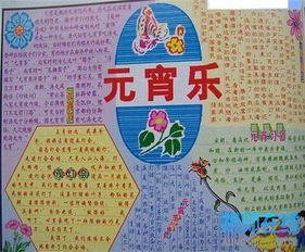 元宵节手抄报猴年第一次月圆