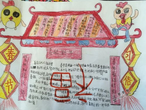 喜迎新年手抄报资料