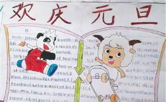 元旦手抄报2015年元旦贺卡祝福语